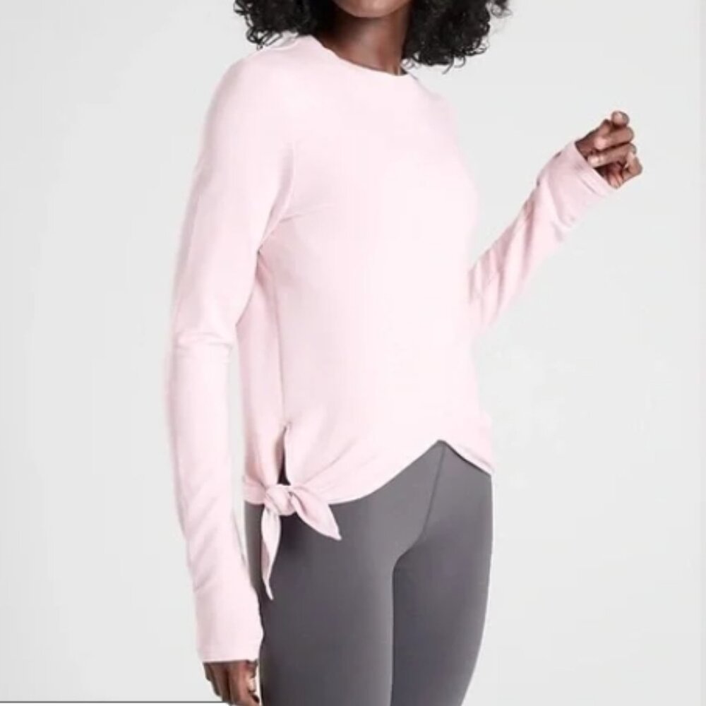 ATHLETA Side Tie Sweatshirt XS - NEW!